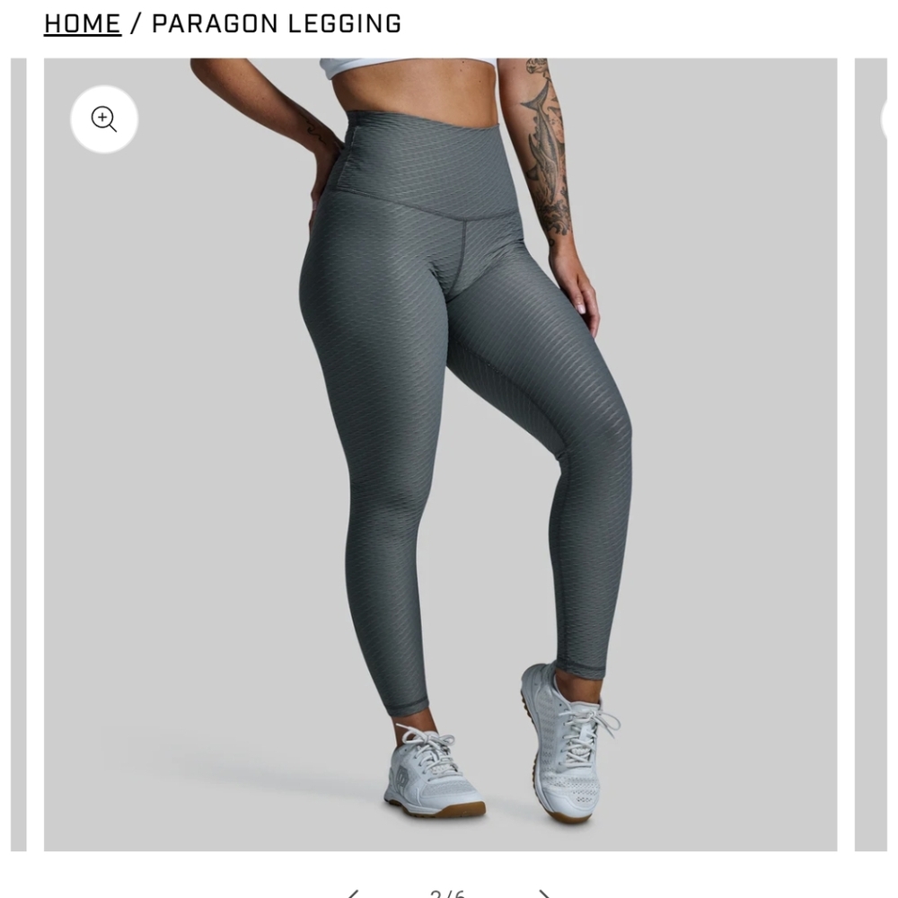 Born Primative Paragon Gray High-Waisted Leggings